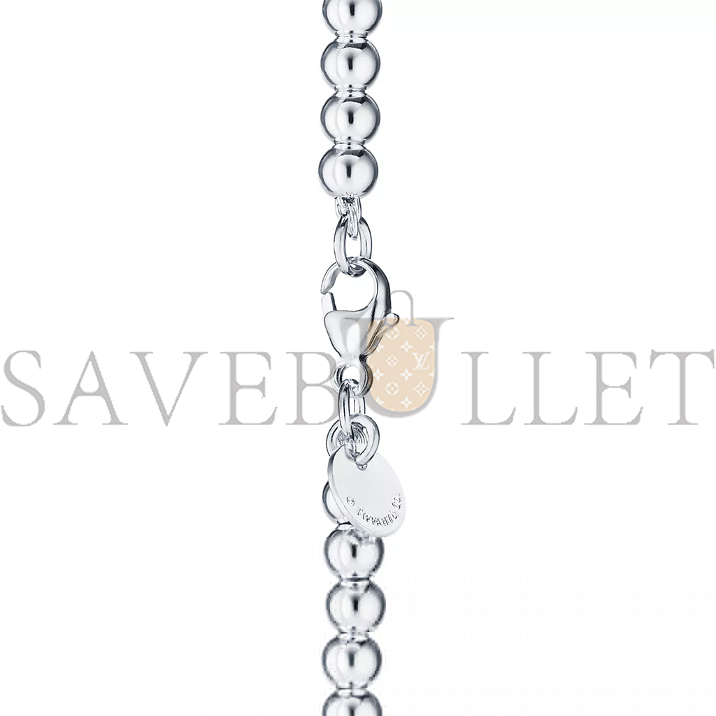 T*f*ny blue heart tag bead bracelet 60136706